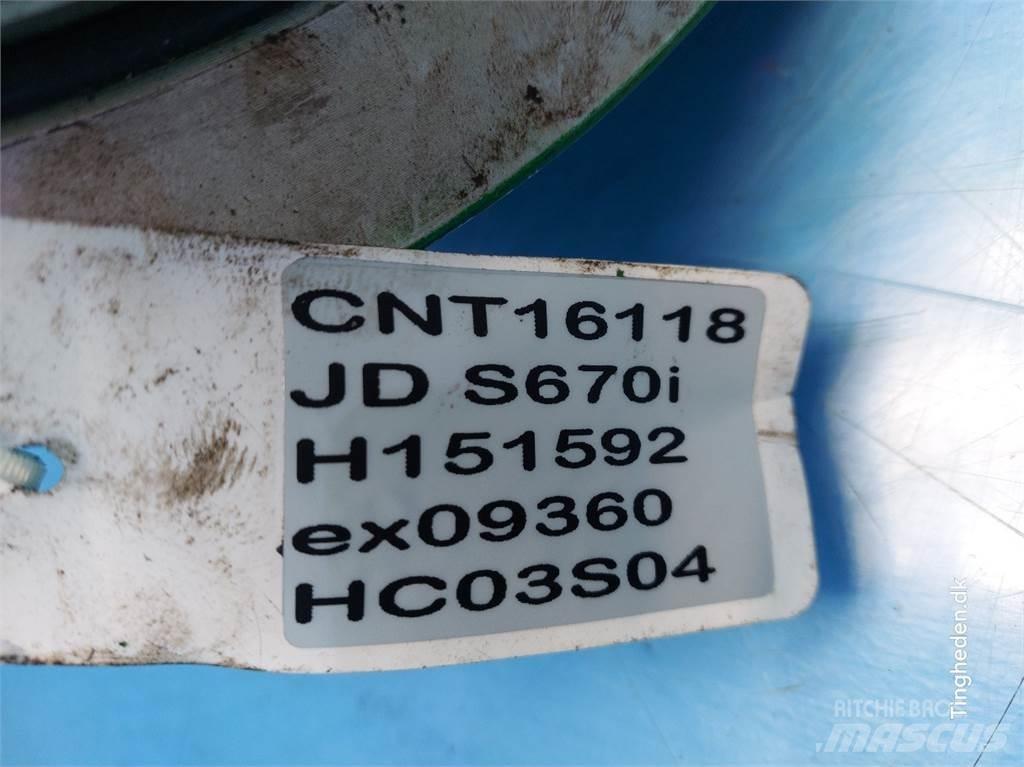 John Deere S670 Przekładnie