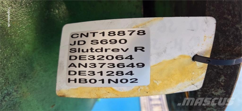 John Deere S690 Akcesoria do kombajnów zbożowych