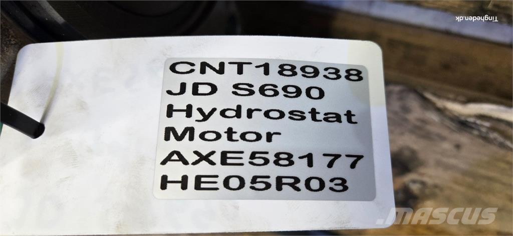 John Deere S690 Hydraulika