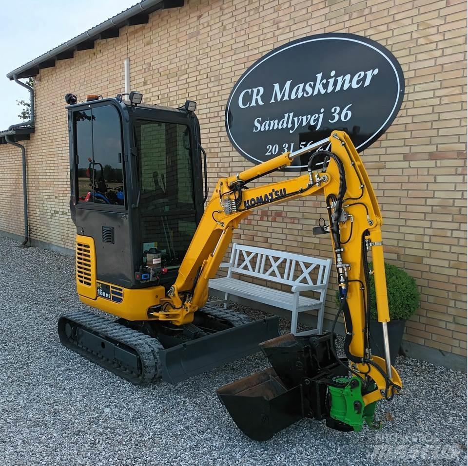 Komatsu pc16r hs Minikoparki