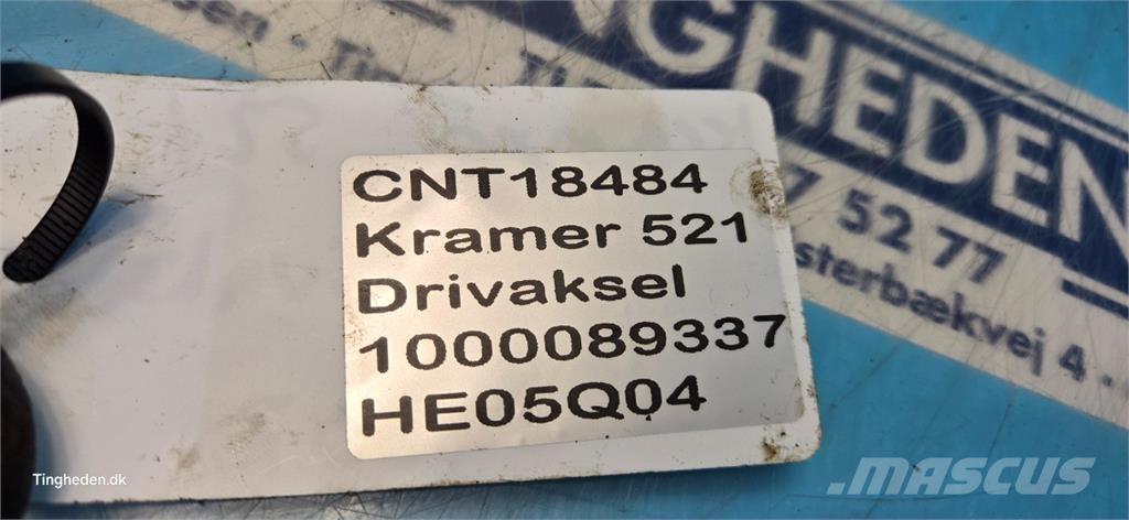 Kramer 521 Mosty, wały i osie