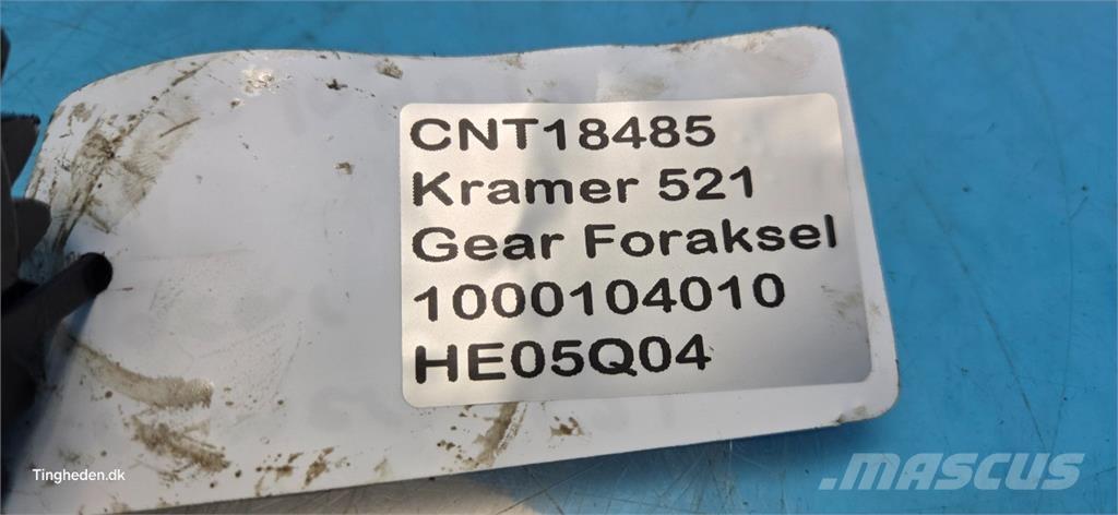 Kramer 521 Mosty, wały i osie