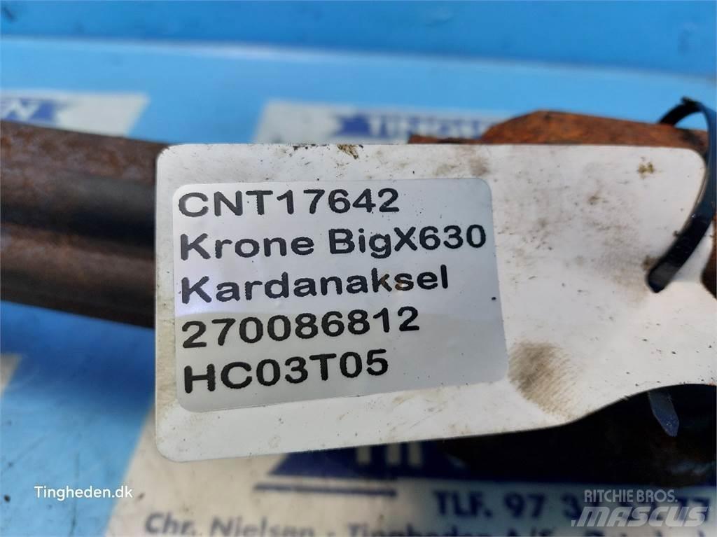 Krone Big X 630 Osprzęt do słomy