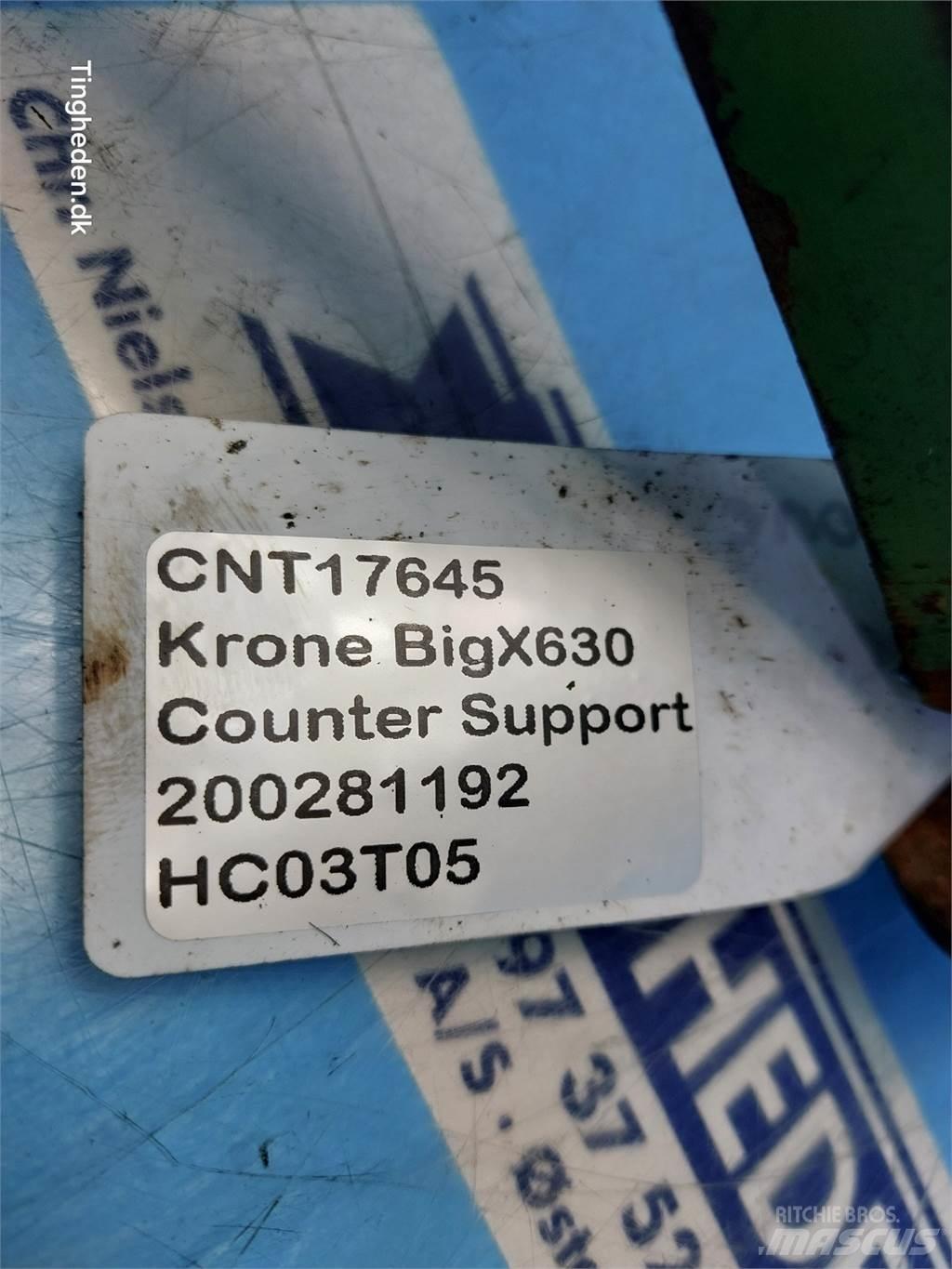 Krone Big X 630 Osprzęt do słomy