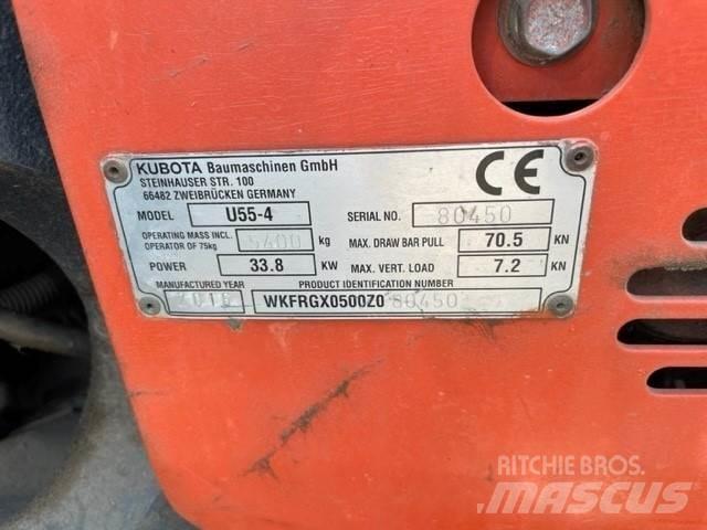 Kubota U55-4 Koparki gąsienicowe
