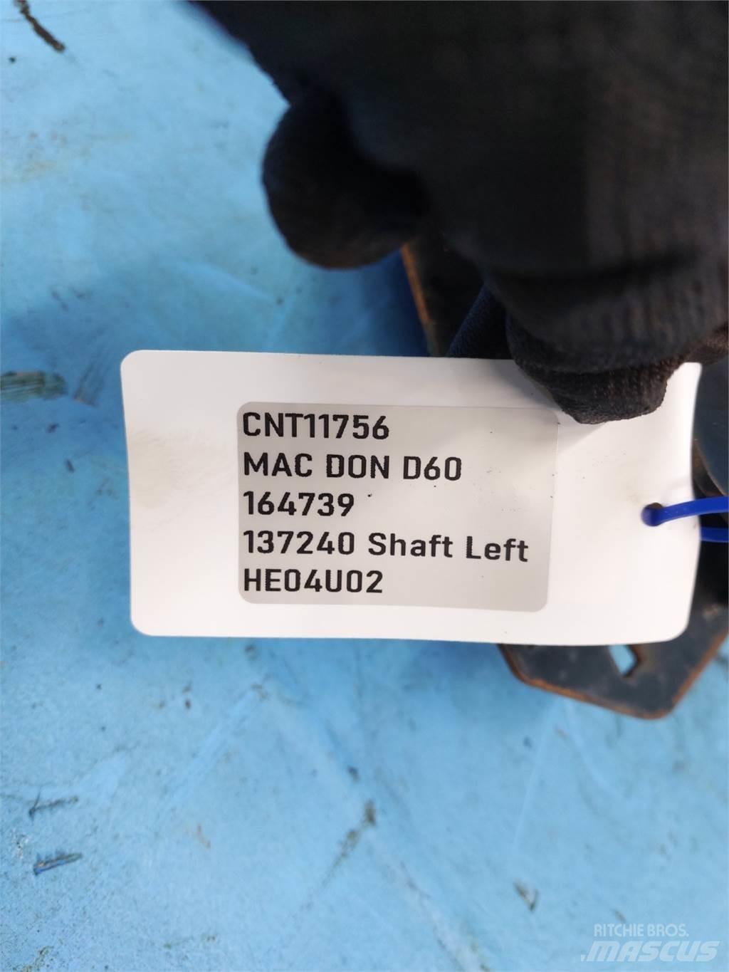 MacDon D60 Akcesoria do kombajnów zbożowych