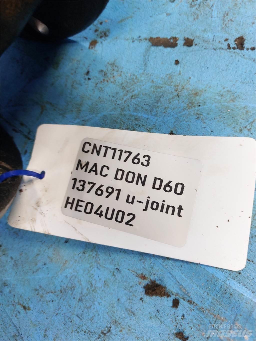 MacDon D60 Akcesoria do kombajnów zbożowych
