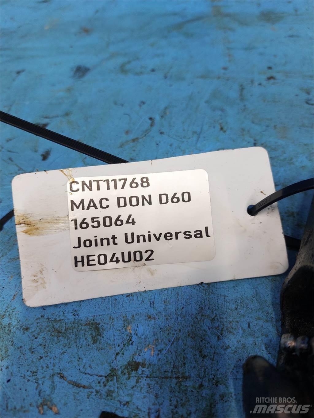 MacDon D60 Akcesoria do kombajnów zbożowych