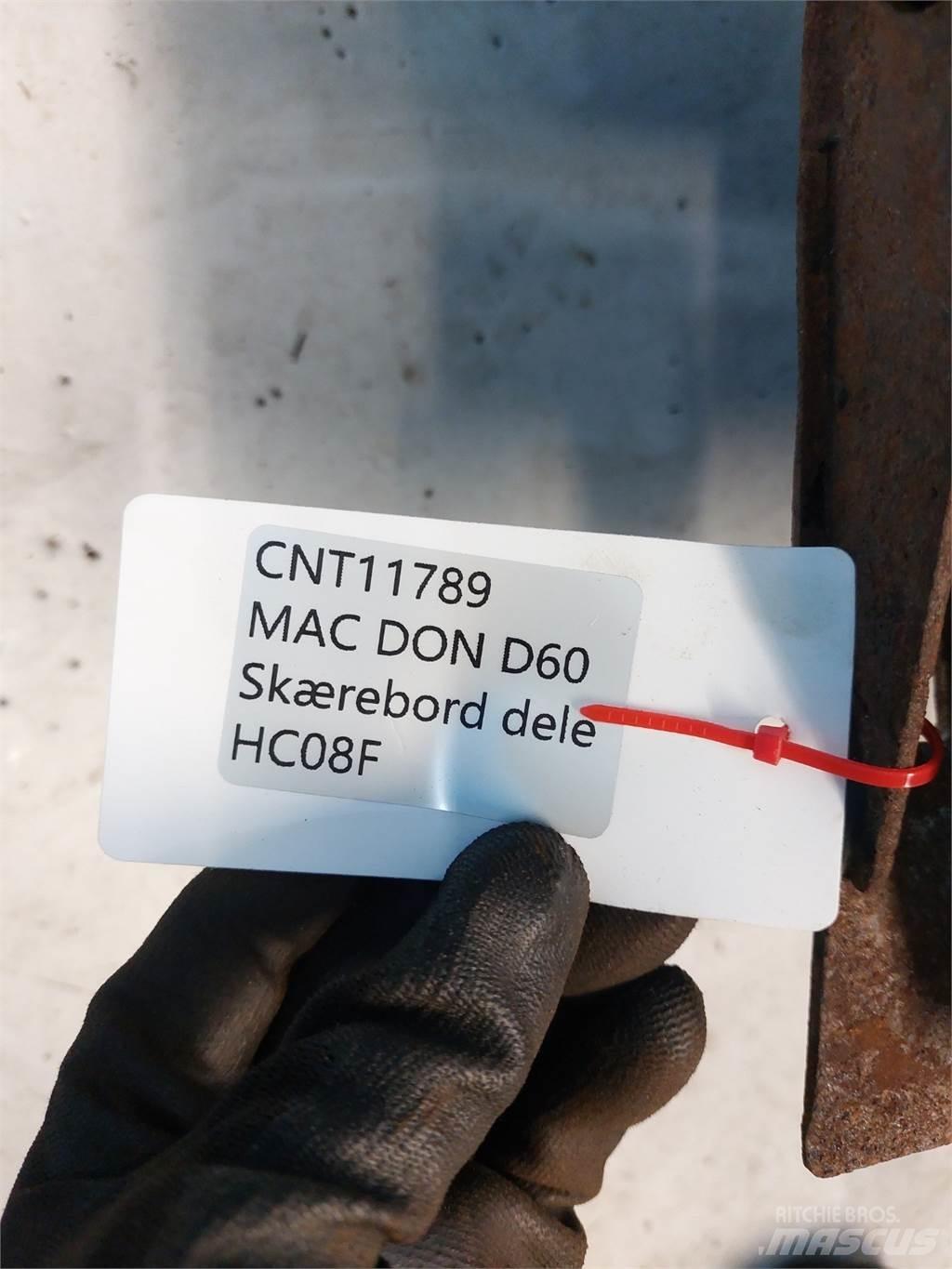 MacDon D60 Akcesoria do kombajnów zbożowych