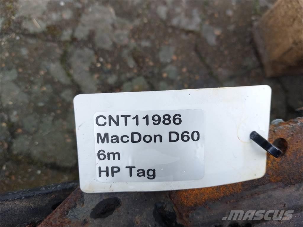 MacDon D60 Akcesoria do kombajnów zbożowych