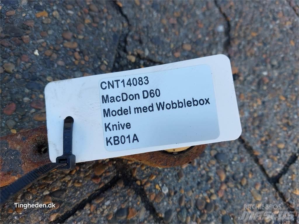 MacDon D60 Akcesoria do kombajnów zbożowych