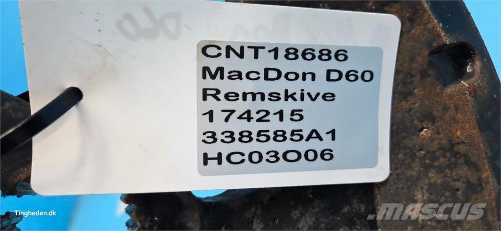 MacDon D60 Akcesoria do kombajnów zbożowych
