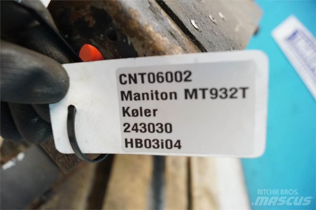 Manitou MT 932T Chłodnice