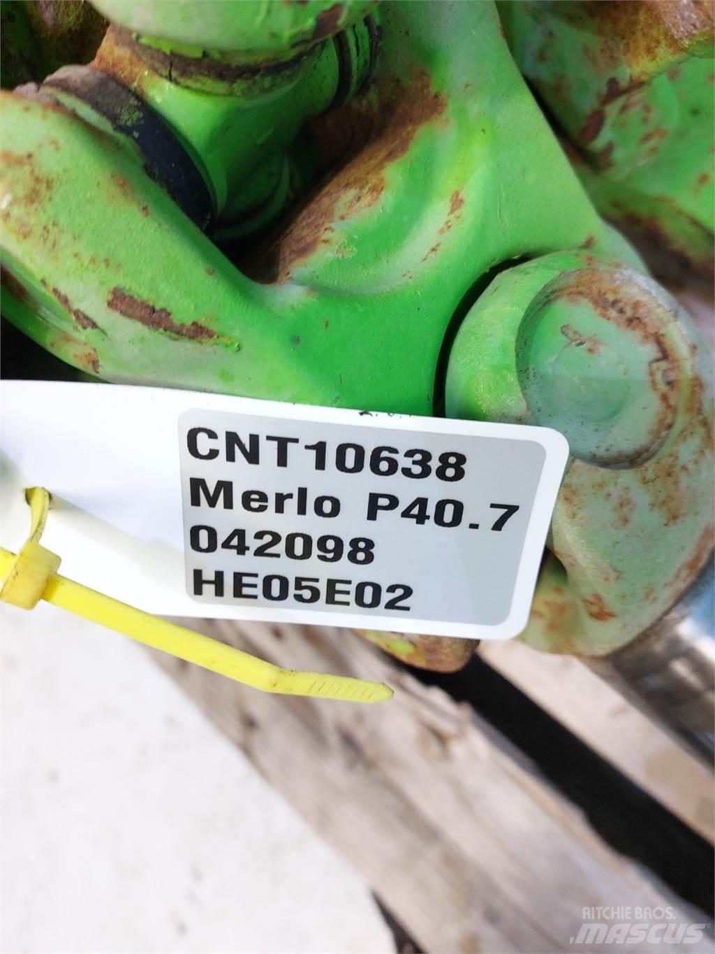 Merlo P40.7 Mosty, wały i osie