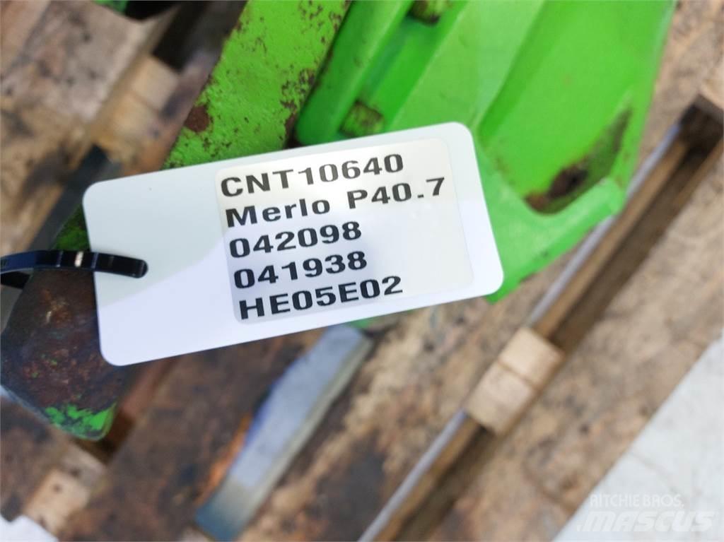 Merlo P40.7 Mosty, wały i osie