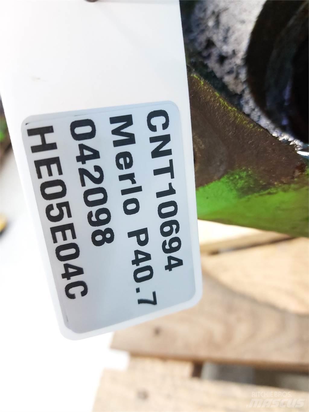 Merlo P40.7 Mosty, wały i osie