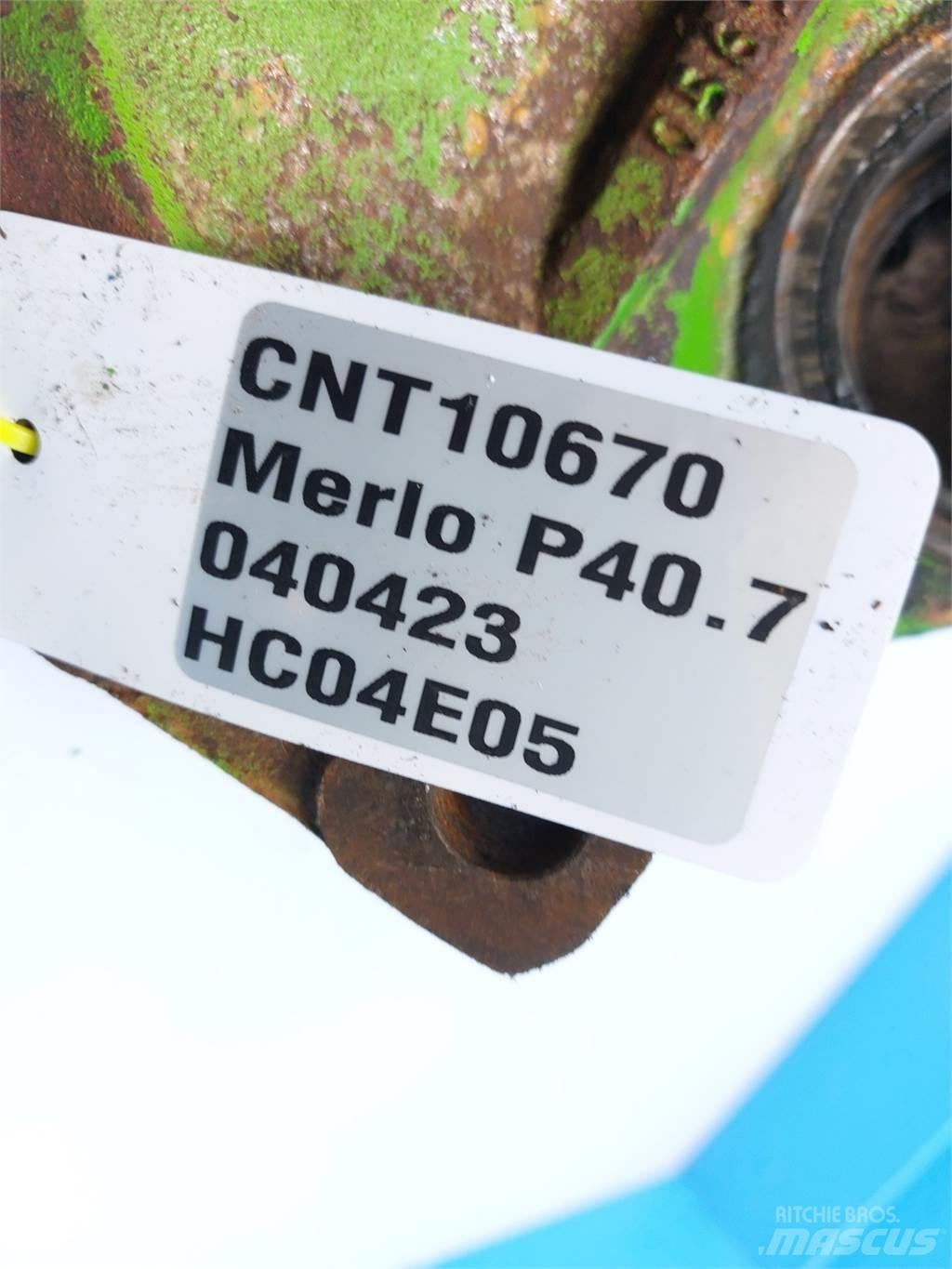 Merlo P41.7 Mosty, wały i osie