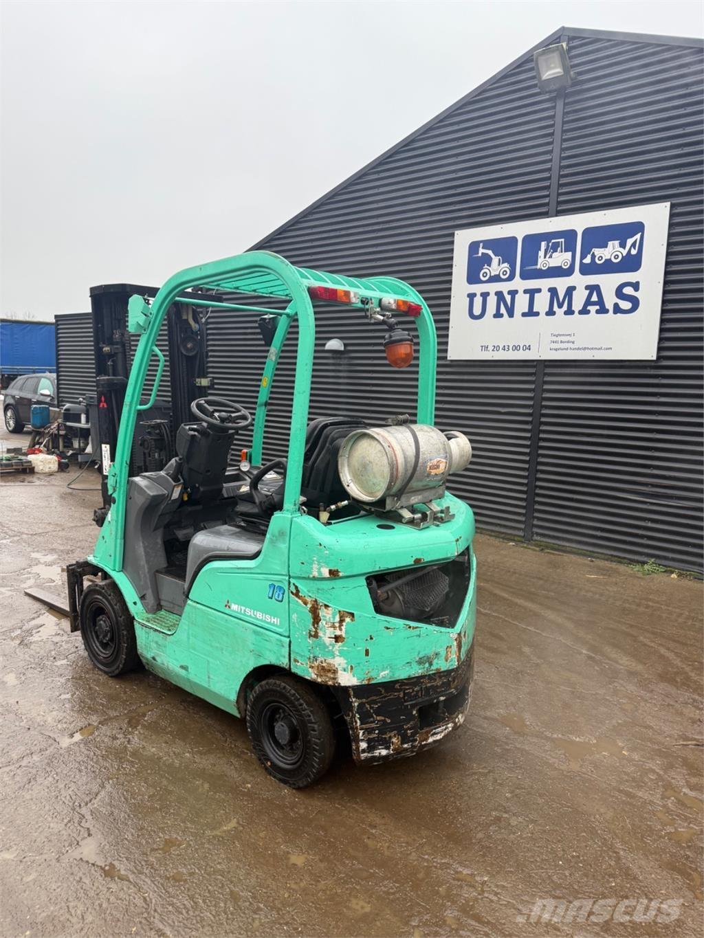 Mitsubishi FG18 Wózki LPG