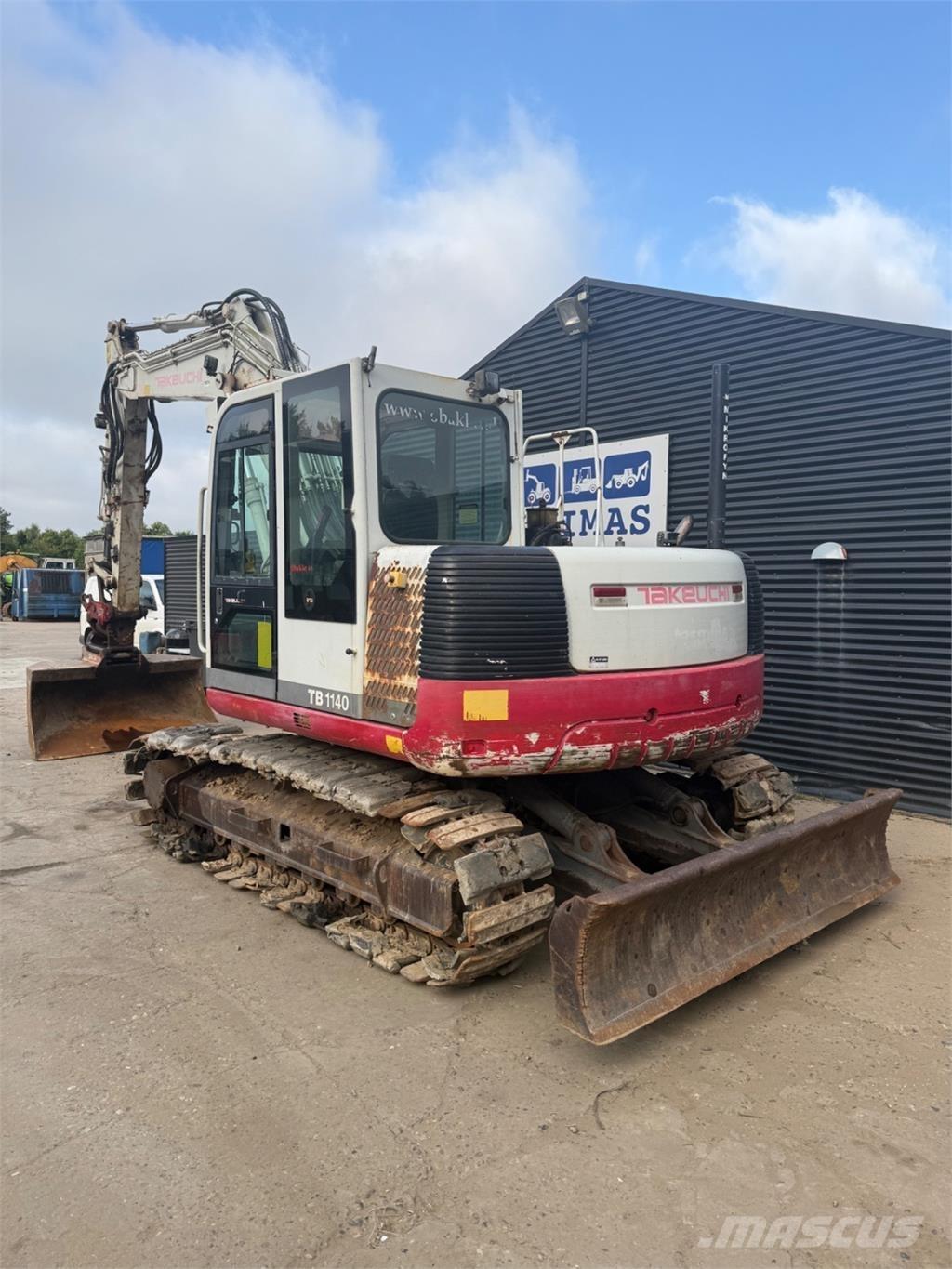 Takeuchi TB1140 Koparki gąsienicowe