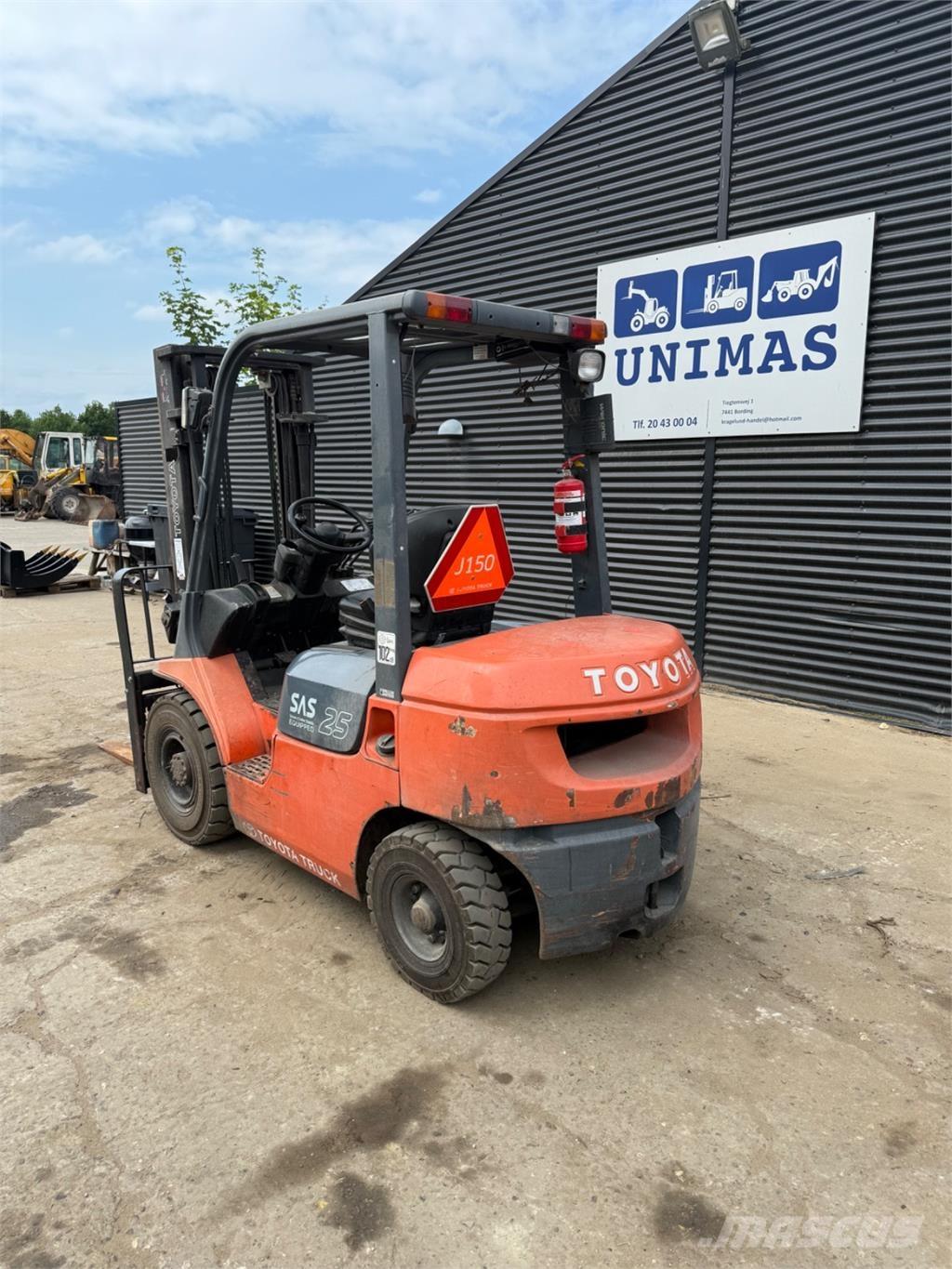 Toyota FD25 Wózki Diesla