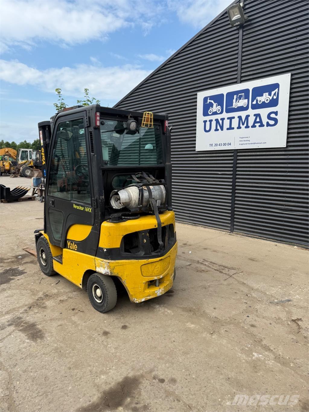 Yale GLP16 Wózki LPG