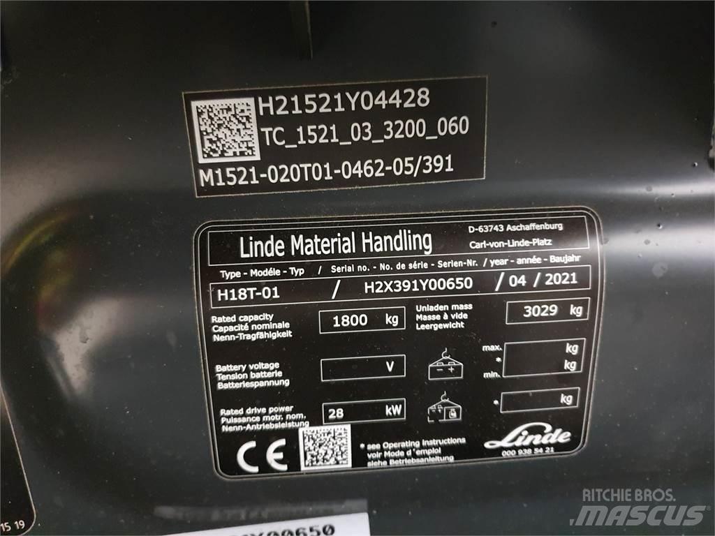 Linde H18T Wózki LPG