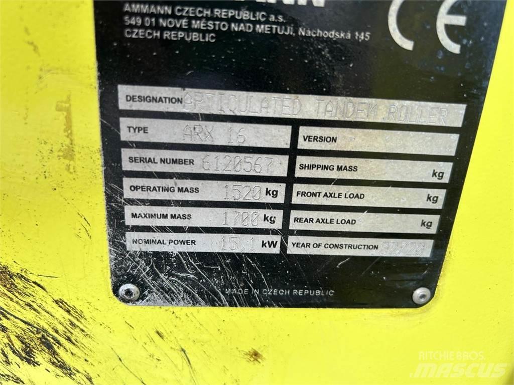 Ammann ARX16 AMMANN ARX16 Walce dwubębnowe