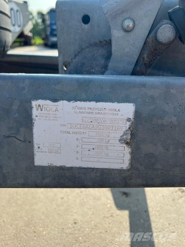 Wiola  Przyczepy do transportu samochodów