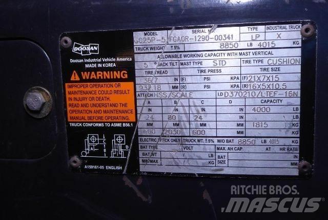 Doosan GC25P-5 Wózki widłowe inne