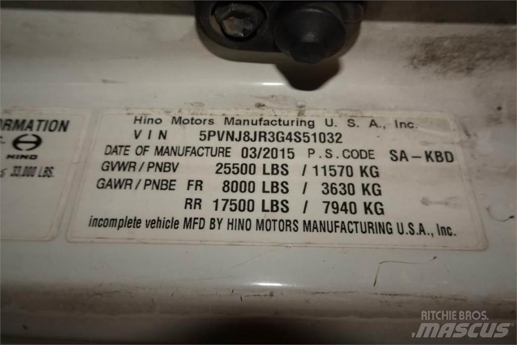 Hino 258 Samochody ciężarowe ze skrzynią zamkniętą