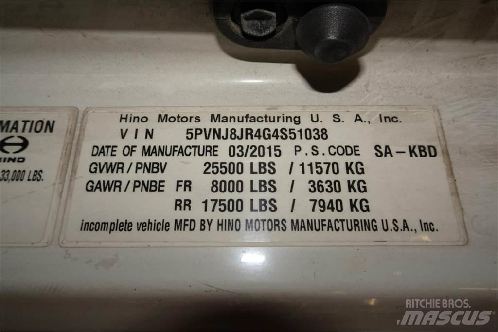 Hino 258 Samochody ciężarowe ze skrzynią zamkniętą