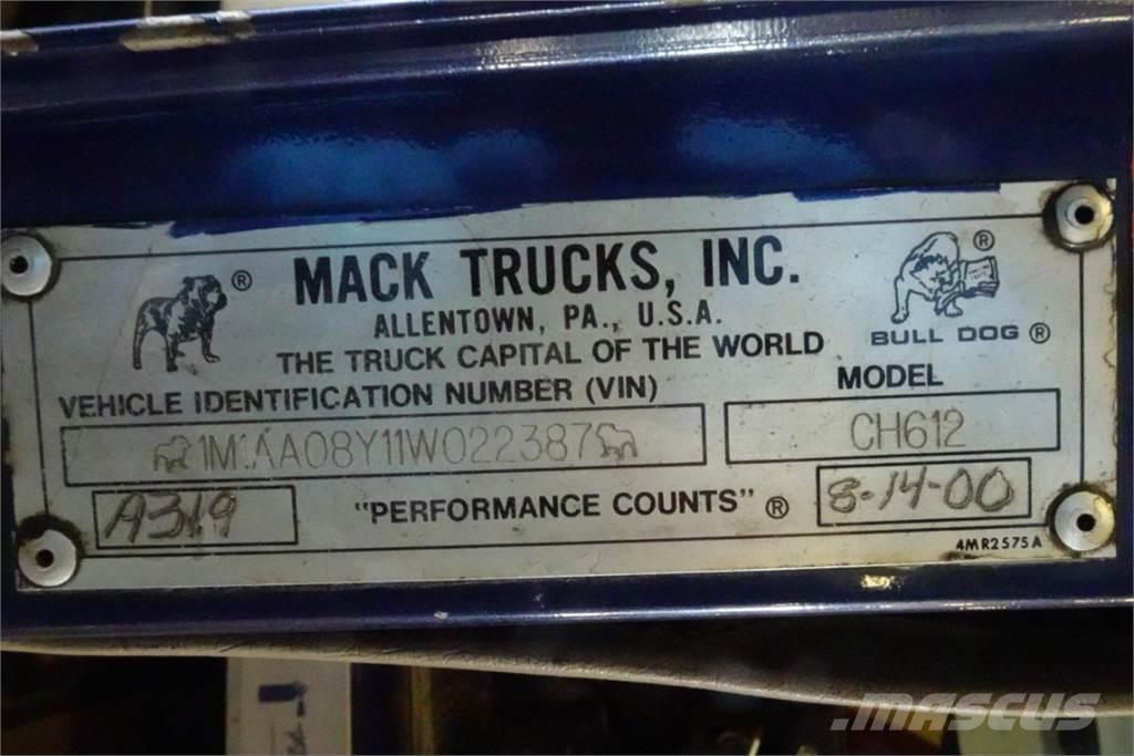Mack CH612 Pojazdy pod zabudowę