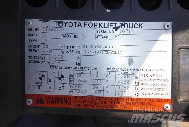 Toyota 8FGCU25 Wózki widłowe inne