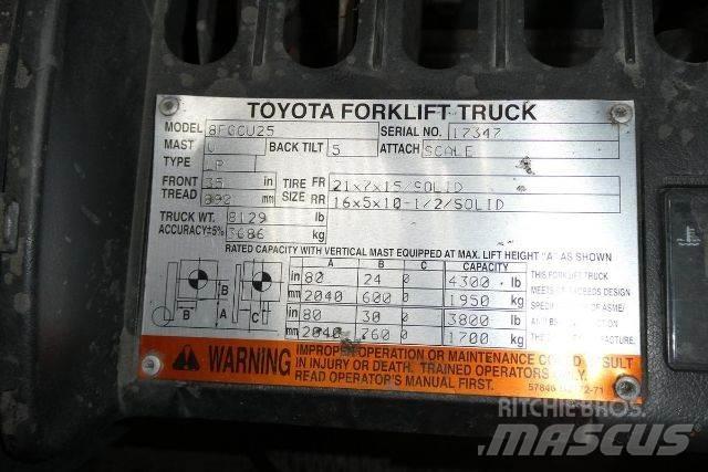 Toyota 8FGCU25 Wózki widłowe inne