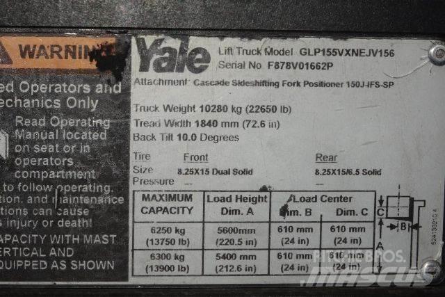 Yale GLP155VX Wózki widłowe inne