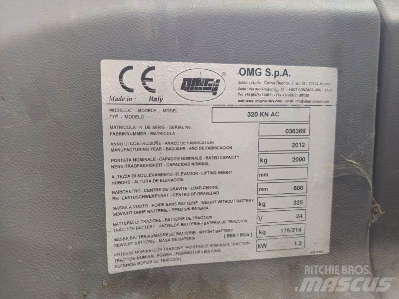 OMG 320KN AC Wózki widłowe unoszące