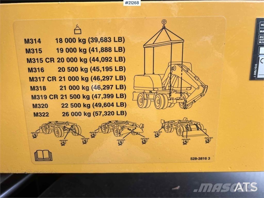 CAT M315 Koparki kołowe