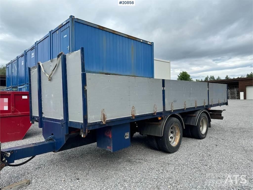 GMF flatebed trailer Platformy / Przyczepy z otwieranymi burtami