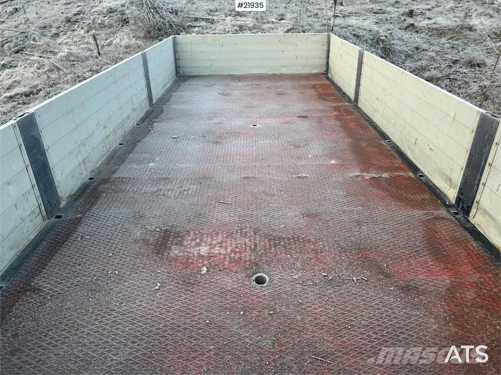 Maur 1-Axle Trailer Platformy / Przyczepy z otwieranymi burtami