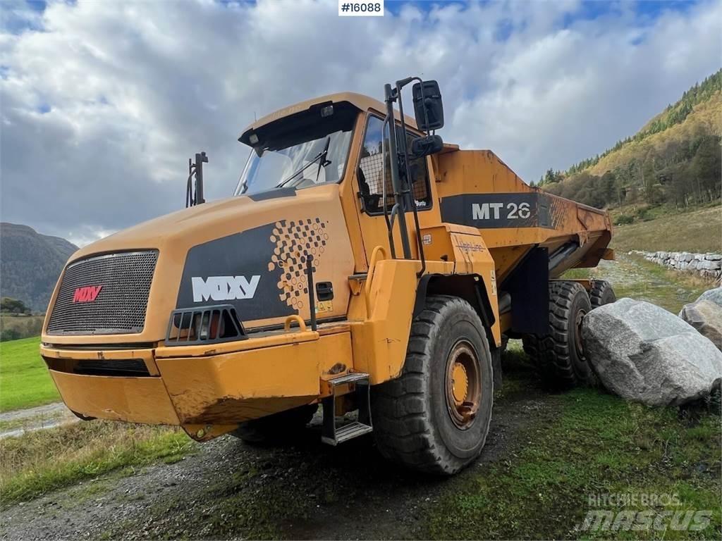 Moxy MT26 dumper. Wozidła kolebkowe