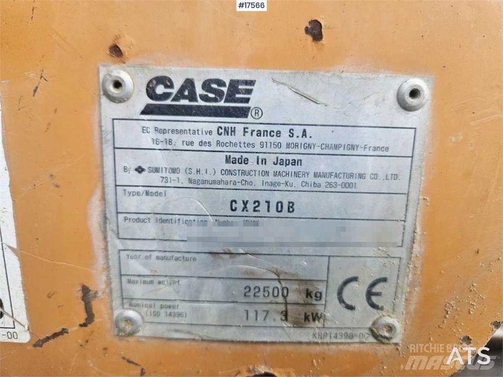 CASE CX210B Koparki gąsienicowe