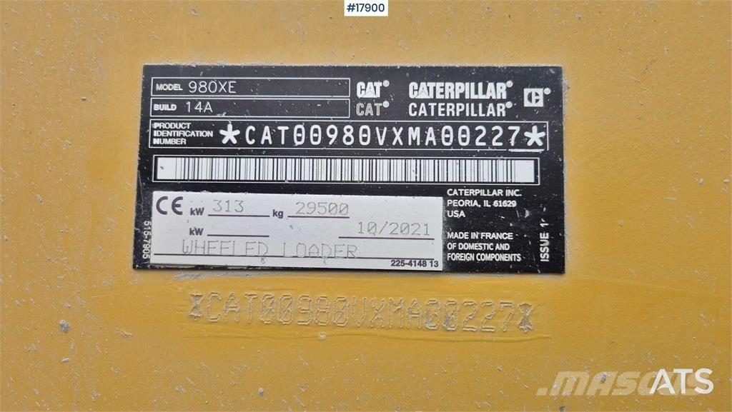 CAT 980 XE Ładowarki kołowe