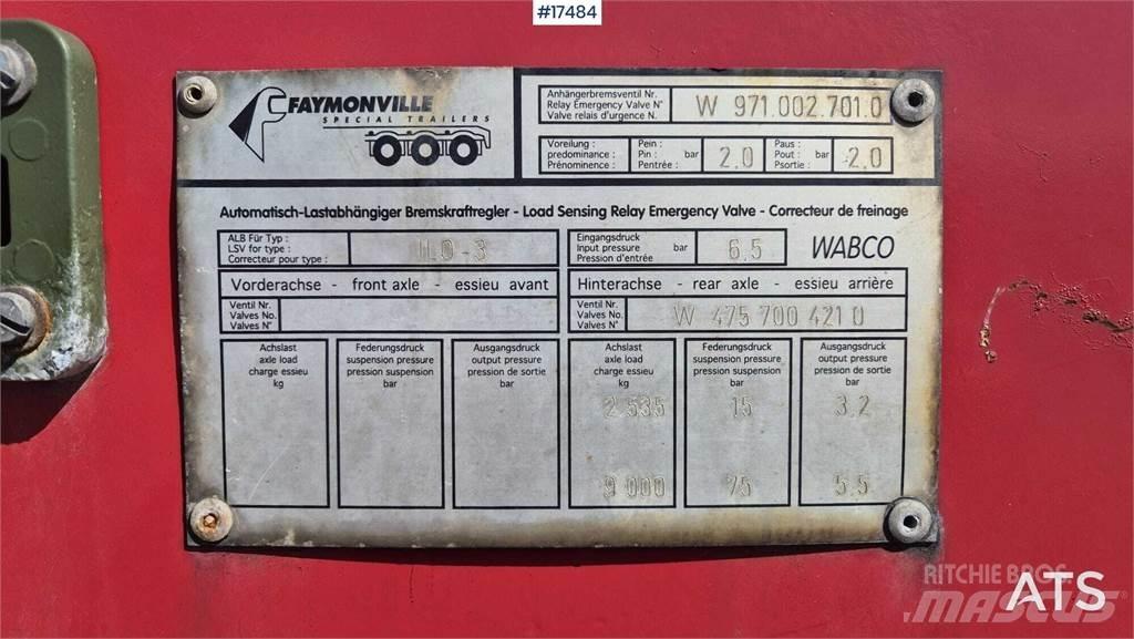 Faymonville ILO - 3 Naczepy niskopodłogowe