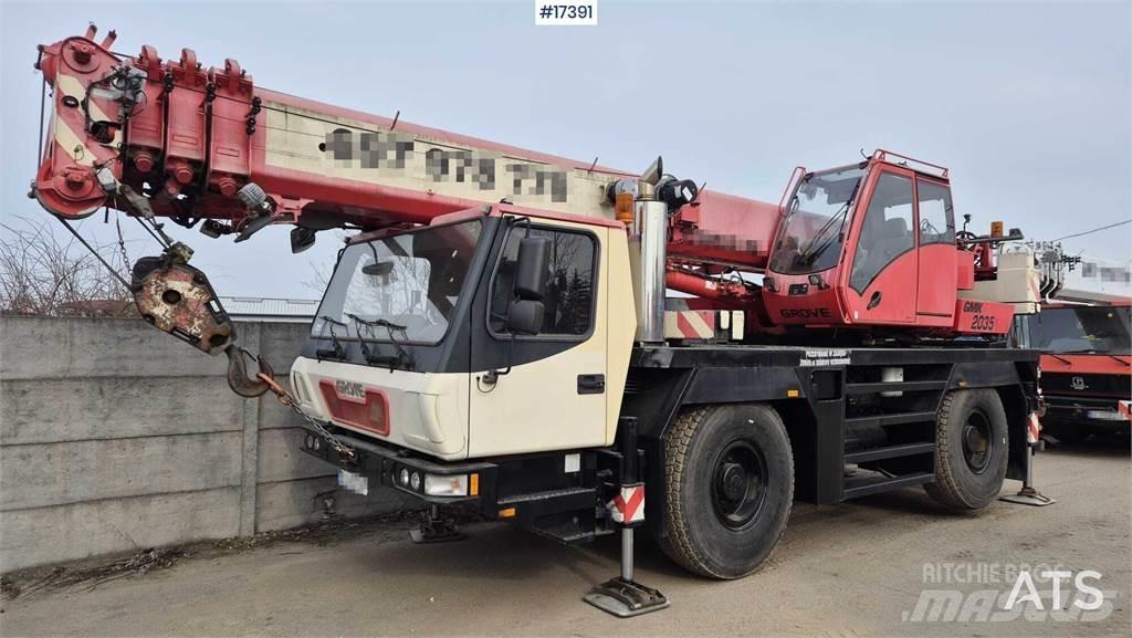Grove GMK2035 Żurawie szosowo-terenowe