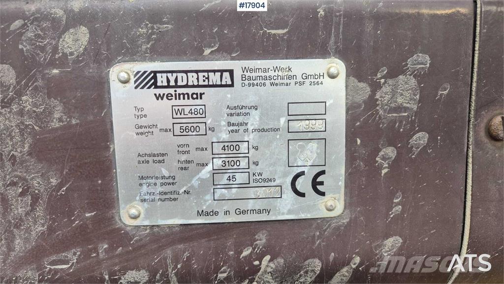Hydrema WL 480 Ładowarki kołowe