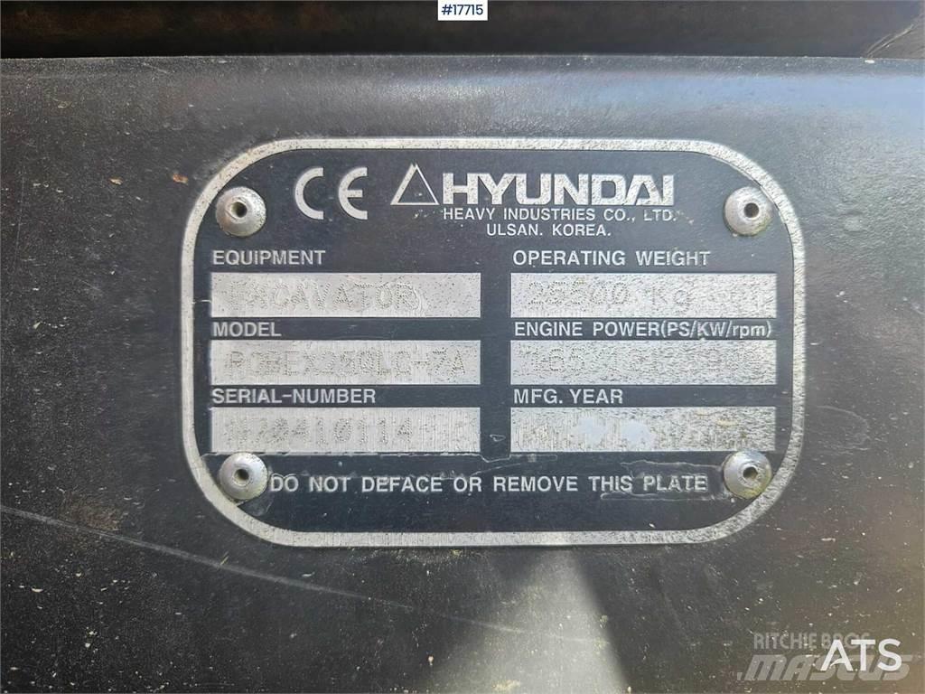 Hyundai 250 LC- 7A Koparki gąsienicowe