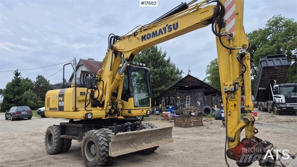Komatsu PW 160 Koparki kołowe