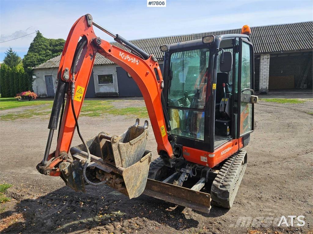 Kubota KX019-4 Minikoparki