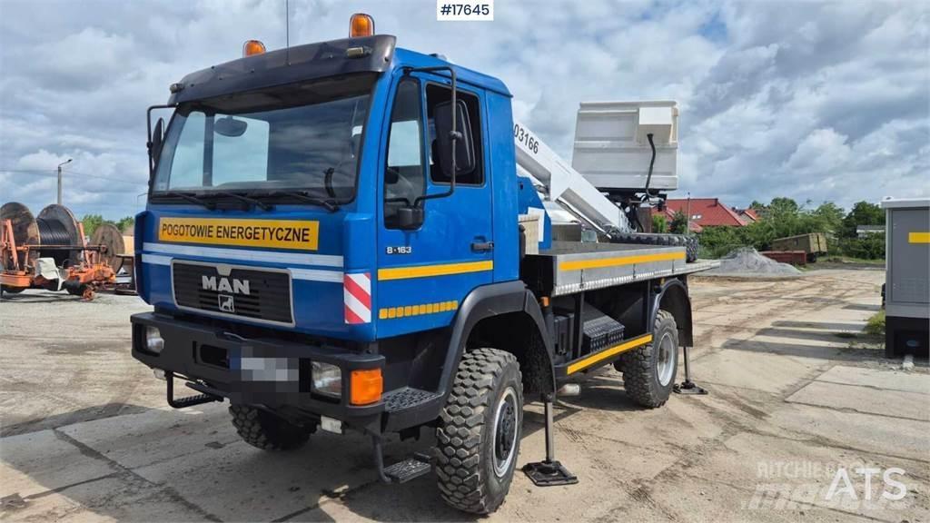 MAN 8.163 Żurawie samochodowe