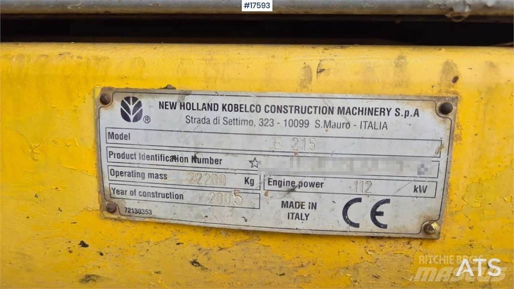 New Holland E215 Koparki gąsienicowe